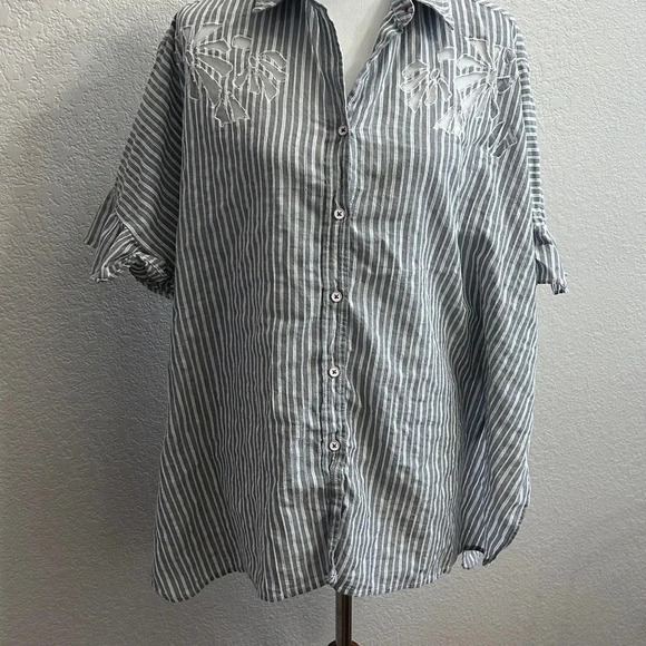 Anthropologie Maeve Oversized Blouse - Picture 1 of 6